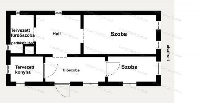 Eladó családi ház, Szajolon 7.9 M Ft, 1+1 szobás
