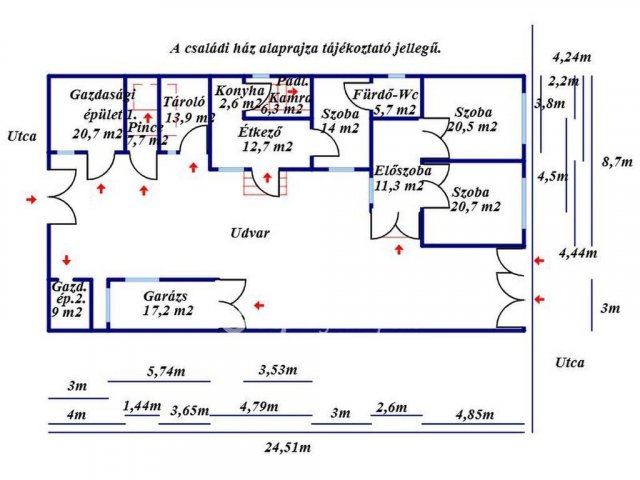 Eladó családi ház, Abonyban 44 M Ft, 3 szobás