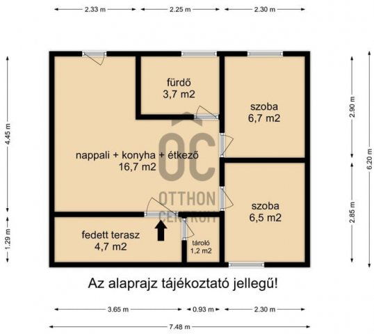 Eladó nyaraló, Csokonyavisontán 18.5 M Ft, 3 szobás