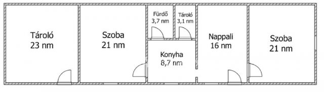Eladó családi ház, Nemeshanyon 11.9 M Ft, 3 szobás