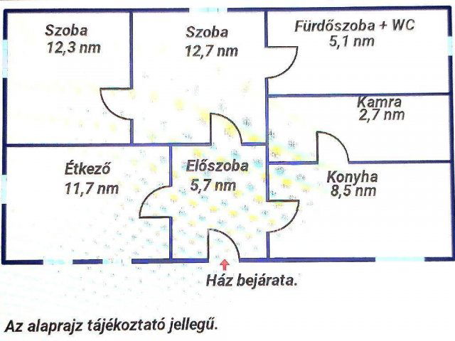 Eladó családi ház, Jánoshidán 16.5 M Ft, 2 szobás