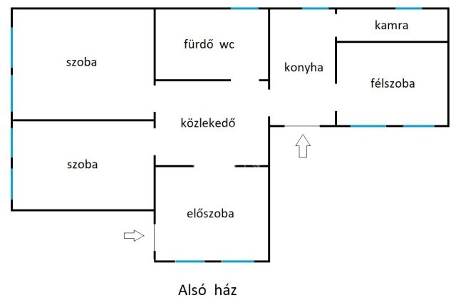 Eladó családi ház, Kartalon 89.9 M Ft, 7 szobás