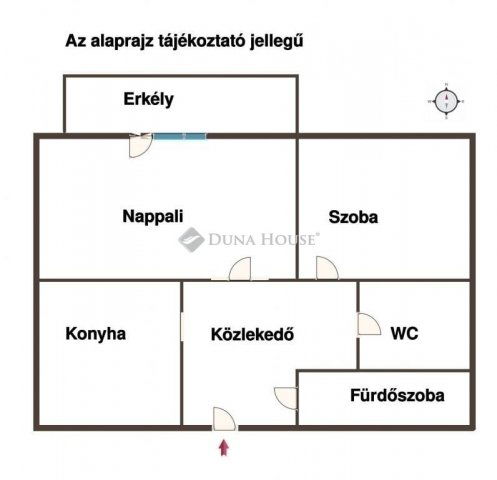 Eladó téglalakás, Szegeden 54.9 M Ft, 2 szobás