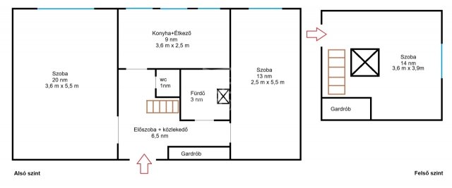 Eladó téglalakás, Szentendrén 76.9 M Ft, 3 szobás