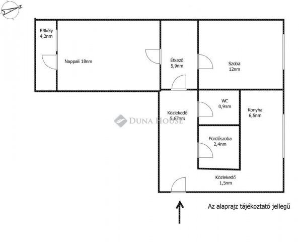 Eladó panellakás, Budapesten, XIX. kerületben 57.5 M Ft, 2 szobás