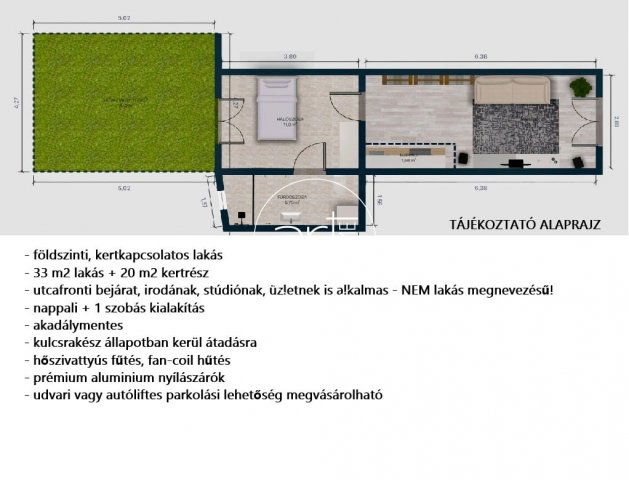 Eladó téglalakás, Szegeden 46.6 M Ft, 2 szobás
