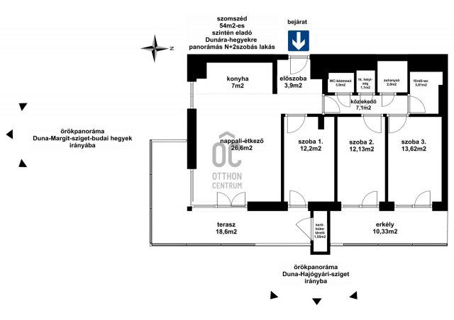 Eladó téglalakás, Budapesten, III. kerületben, Folyamőr utcában