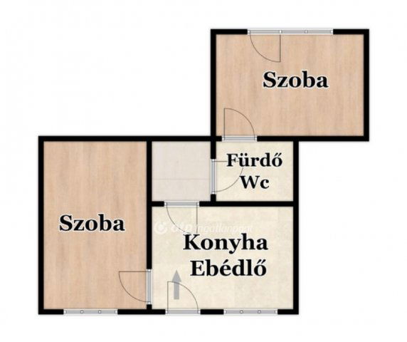 Eladó családi ház, Debrecenben 34.9 M Ft, 2 szobás