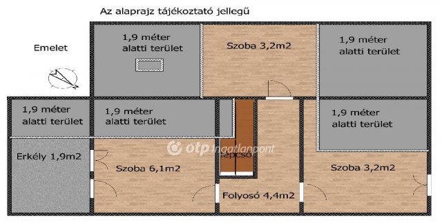 Eladó ikerház, Szigethalmon 54.9 M Ft, 1+3 szobás