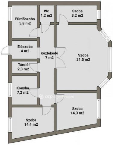 Eladó téglalakás, Kisvárdán 45 M Ft, 3+2 szobás