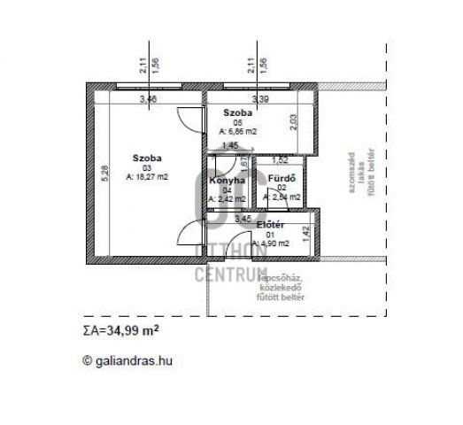 Eladó panellakás, Miskolcon, Malomszög utcában 26.99 M Ft