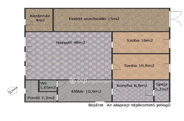 Eladó családi ház, Ercsiben 42.9 M Ft, 3 szobás