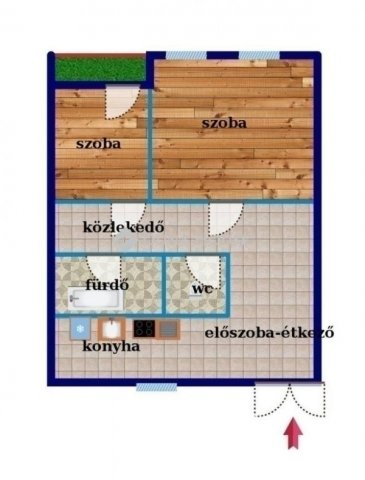 Eladó panellakás, Budapesten, VIII. kerületben 69.9 M Ft