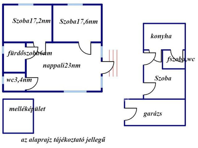 Eladó családi ház, Nyírábrányon 25 M Ft, 2 szobás
