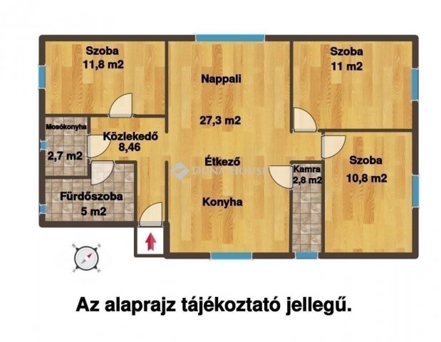 Eladó családi ház, Őrbottyánban 96.9 M Ft, 4 szobás