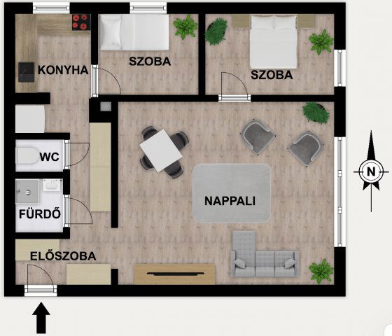 Eladó panellakás, Budapesten, XI. kerületben 83.9 M Ft, 3 szobás