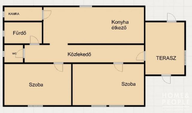 Eladó családi ház, Kiszomboron 50 M Ft, 3 szobás