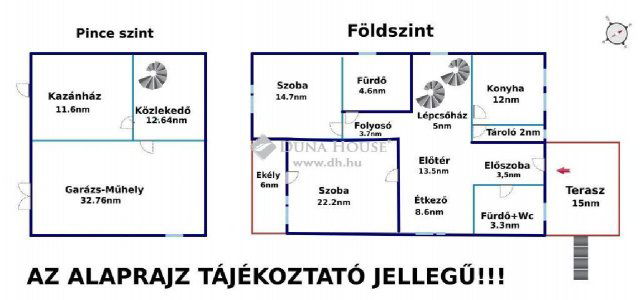 Eladó családi ház, Máriahalmon 41.5 M Ft, 2 szobás