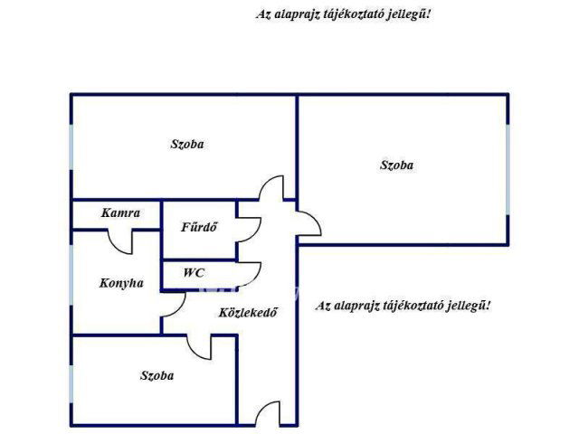 Eladó panellakás, Szegeden 61.9 M Ft, 2+1 szobás