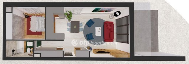 Eladó téglalakás, Balatonalmádiban 101.166 M Ft, 2 szobás