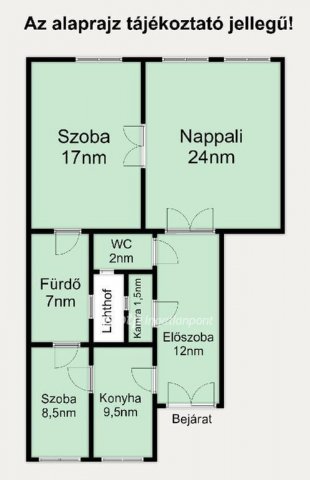 Eladó téglalakás, Budapesten, IX. kerületben 99.76 M Ft