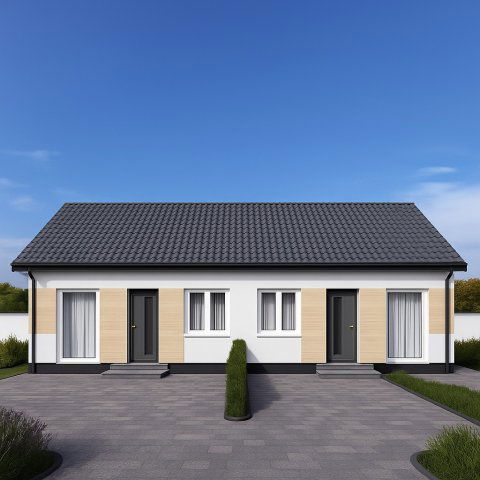 Eladó ikerház, Balatonföldváron 83 M Ft, 4 szobás