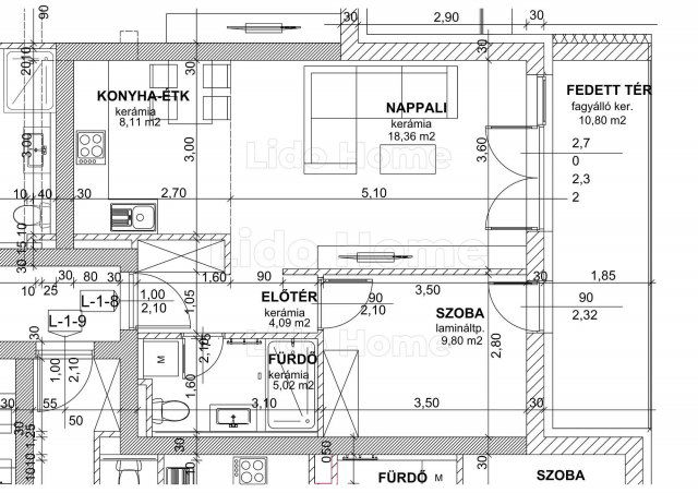 Eladó téglalakás, Győrött 50.78 M Ft, 2 szobás
