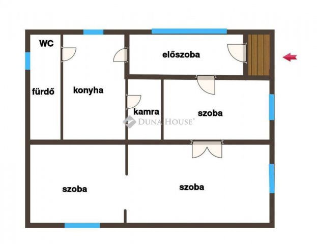 Eladó családi ház, Izsákon, Andrássi utcában 21.5 M Ft