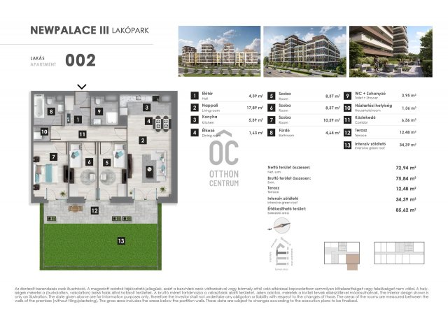Eladó téglalakás, Budapesten, XIII. kerületben 137.5 M Ft