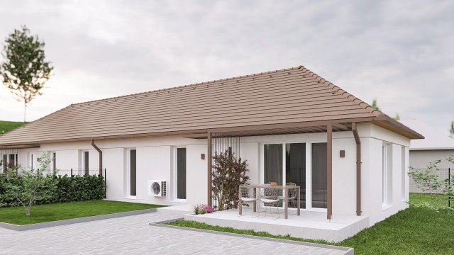 Eladó ikerház, Mendén, Bajcsy-Zsilinszky utcában 90.9 M Ft