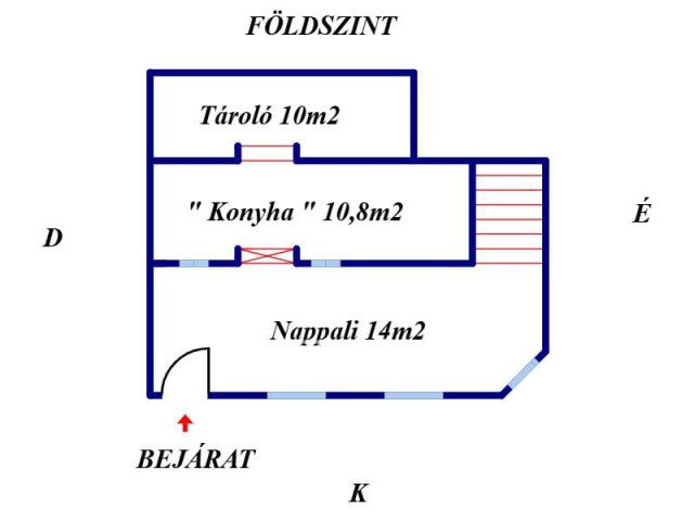 Eladó családi ház, Kaposváron 11 M Ft, 2 szobás