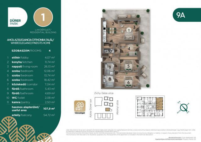 Eladó téglalakás, XIV. kerületben, Ajtósi Dürer soron