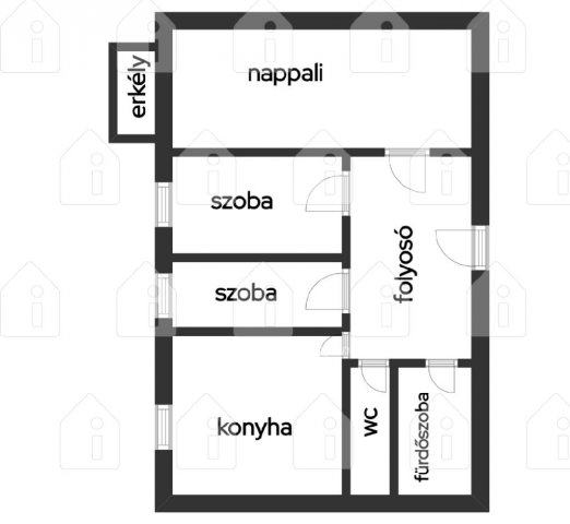 Eladó panellakás, Debrecenben 48 M Ft, 1+2 szobás