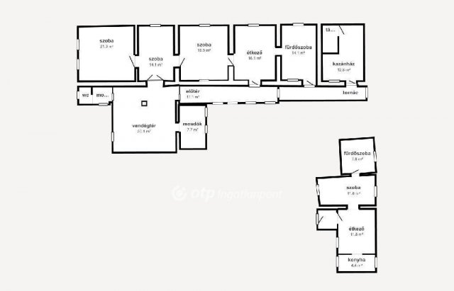 Eladó családi ház, Tiszanánán 28.5 M Ft, 3 szobás