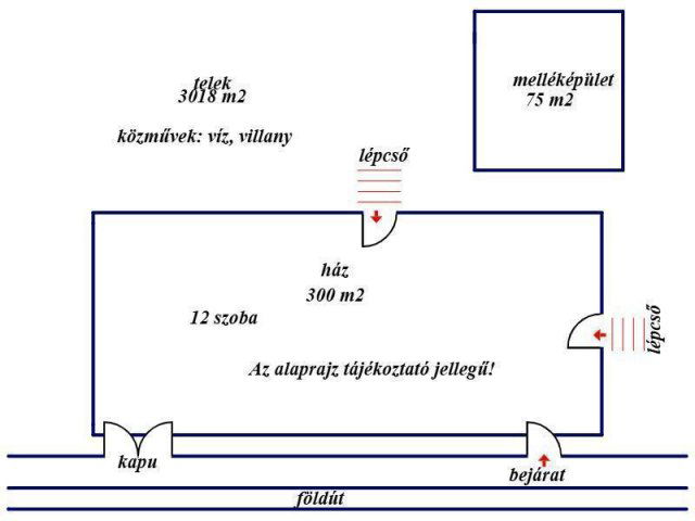 Eladó családi ház, Kecskeméten 50 M Ft, 12 szobás