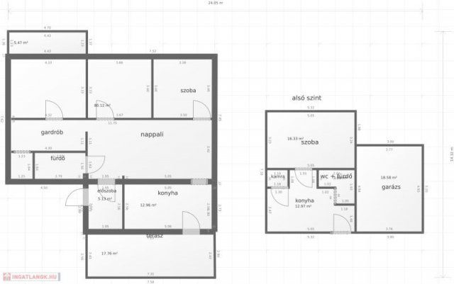 Eladó családi ház, Pécsett 84.9 M Ft, 4 szobás