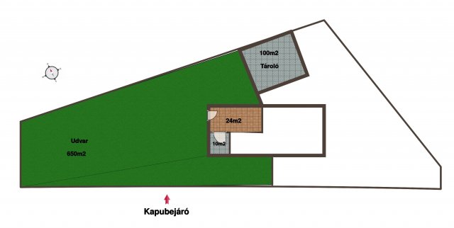 Kiadó ipari ingatlan, Pilisborosjenőn 750 E Ft / hó, 1 szobás