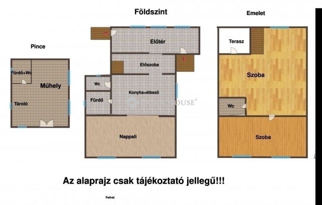 Eladó családi ház, Mogyoródon 89.9 M Ft, 3 szobás