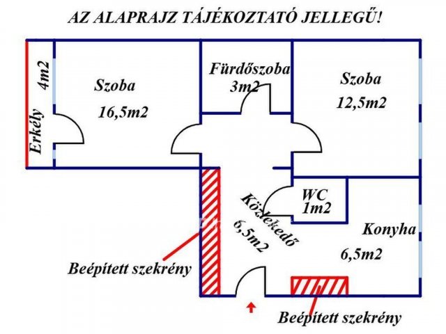 Eladó panellakás, Gyulán 29.9 M Ft, 2 szobás