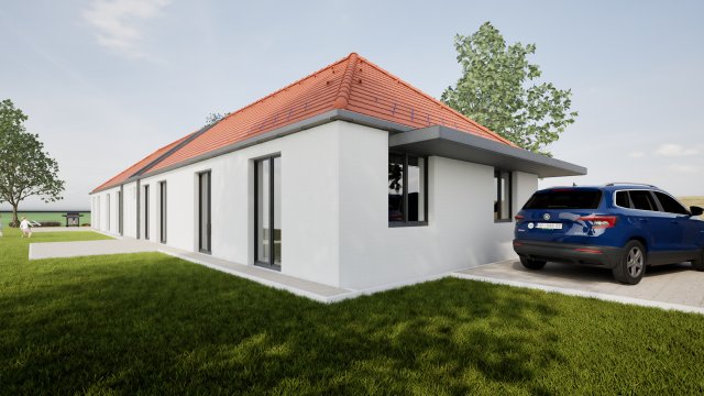 Eladó ikerház, Halásztelken 114.9 M Ft, 4 szobás