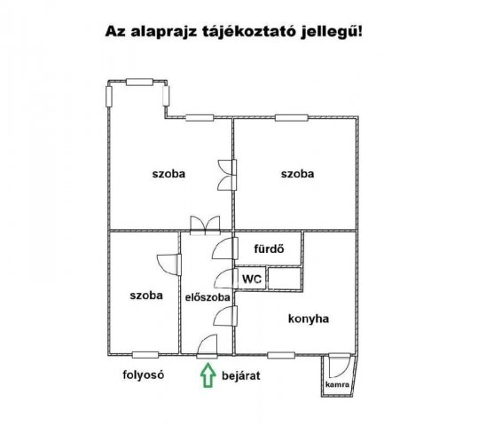 Eladó téglalakás, Budapesten, VII. kerületben 89 M Ft, 3 szobás