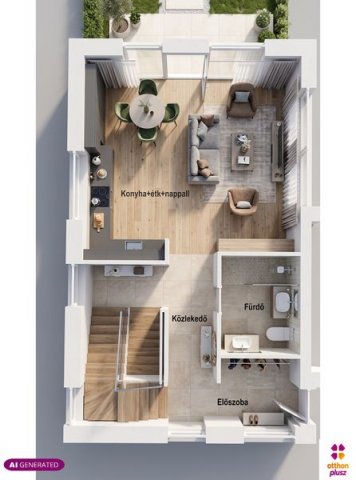 Eladó sorház, Érden 140 M Ft, 4 szobás / költözzbe.hu