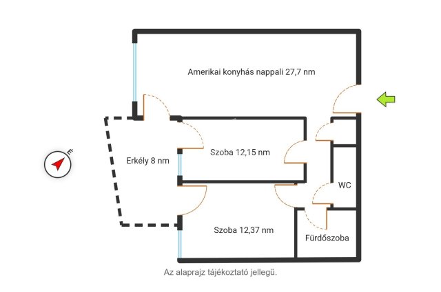 Eladó téglalakás, Budapesten, III. kerületben 109.95 M Ft
