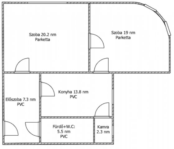 Eladó téglalakás, Salgótarjánban 14.5 M Ft, 2 szobás