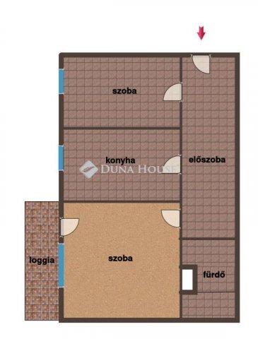 Eladó téglalakás, Tatabányán, Dr. Vitális István utcában