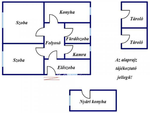 Eladó családi ház, Mezőhegyesen 7.99 M Ft, 2 szobás