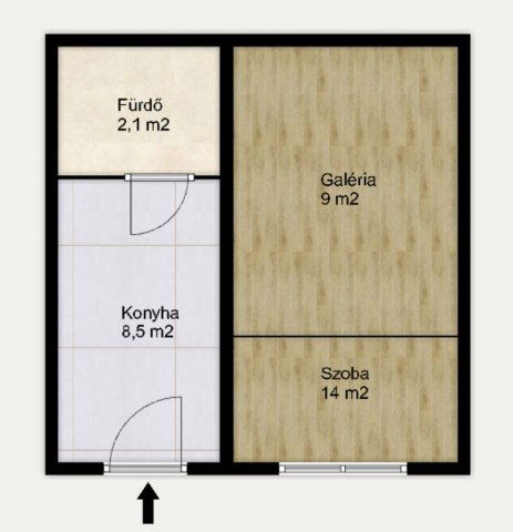 Eladó téglalakás, Budapesten, VIII. kerületben 32.5 M Ft