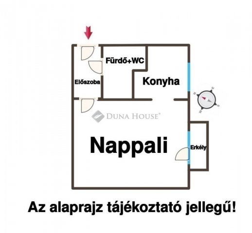 Eladó téglalakás, Budapesten, X. kerületben 48 M Ft, 1 szobás