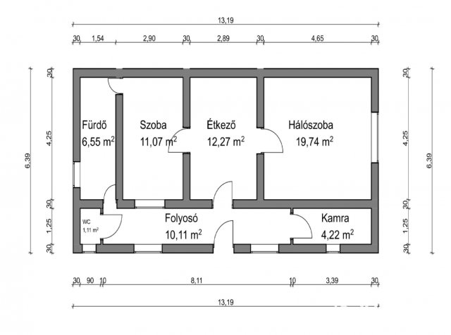 Eladó családi ház, Dunavecsén 18 M Ft, 2 szobás