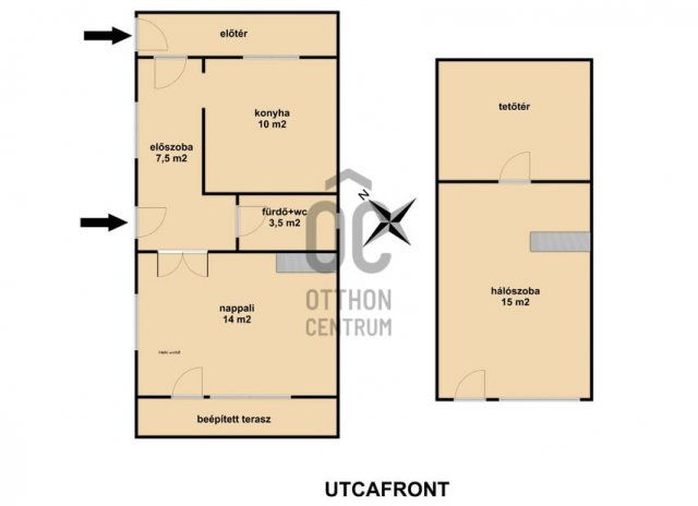 Eladó nyaraló, Pásztón, Vadvirág utcában 12.5 M Ft, 2 szobás